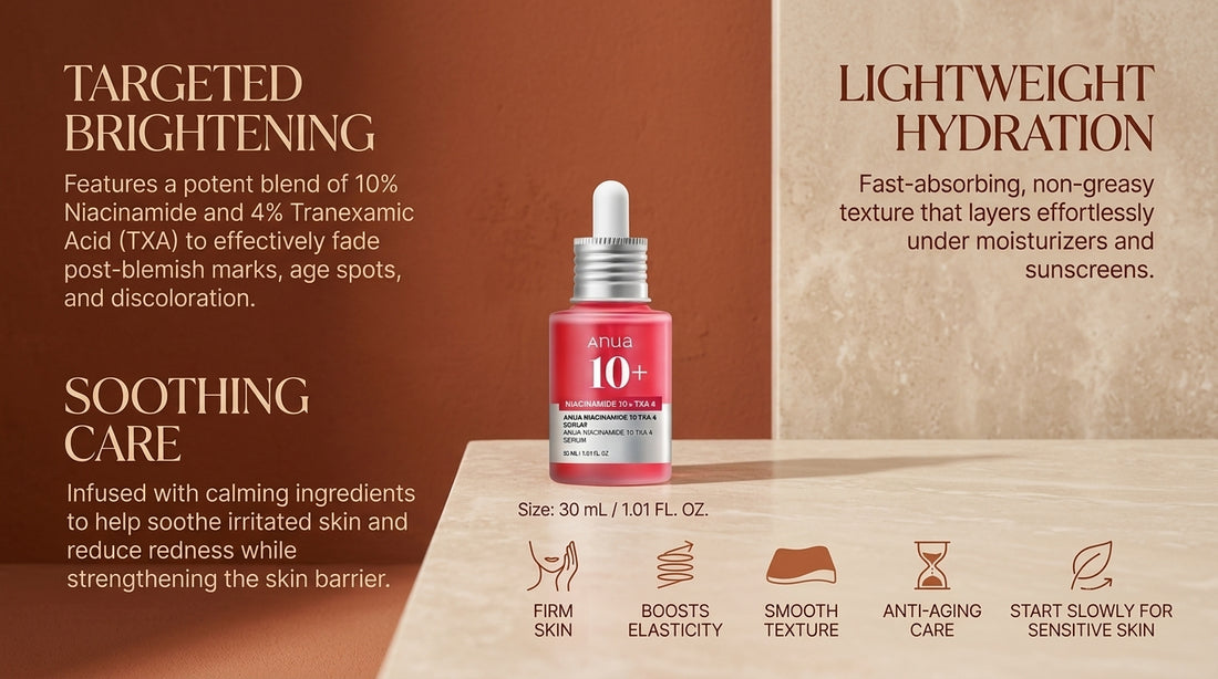 Anua Niacinamide 10 + TXA 4 Dark Spot Correcting Serum (30 mL)