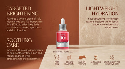 Anua Niacinamide 10 + TXA 4 Dark Spot Correcting Serum (30 mL)