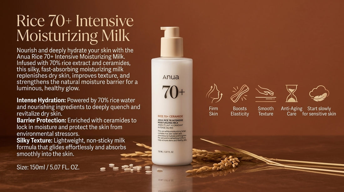 Anua Rice 70+ Intensive Moisturizing Milk