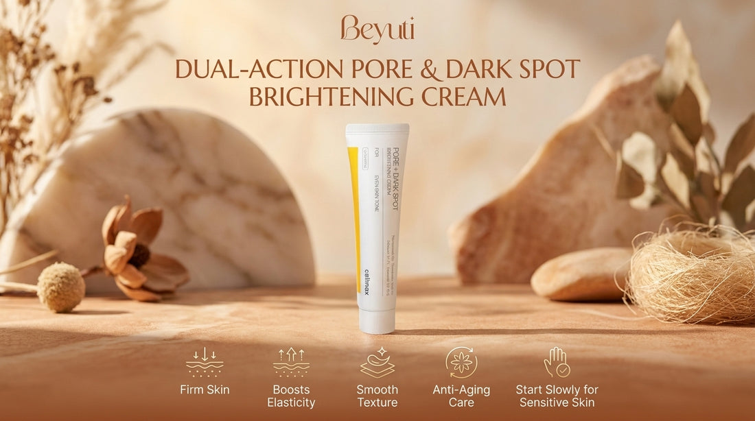 CELIMAX Pore + Dark Spot Brightening Cream (35ml) – Niacinamide &amp; Tranexamic Acid Face Moisturizer