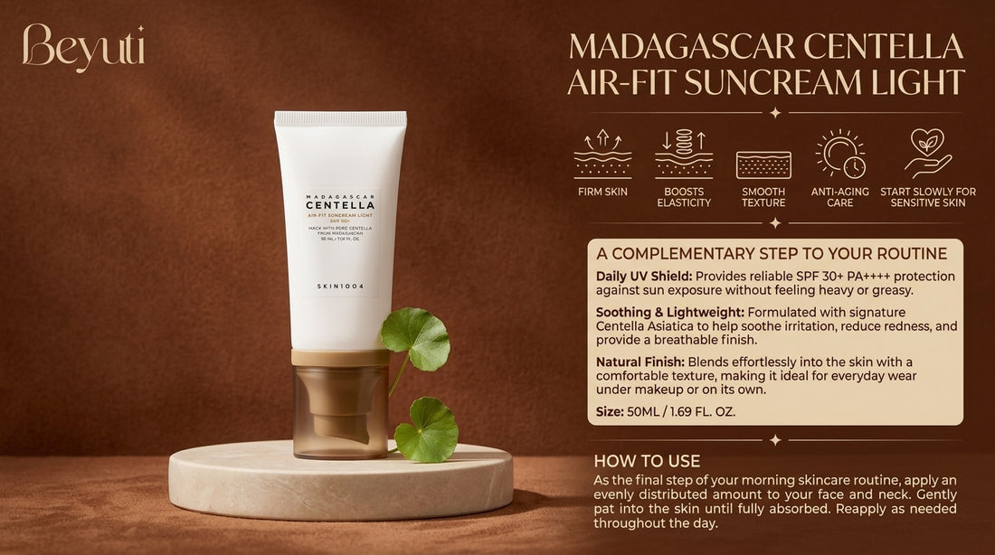 Centella Skin 1004 Madagascar Centella Air-Fit Suncream Light SPF 30+