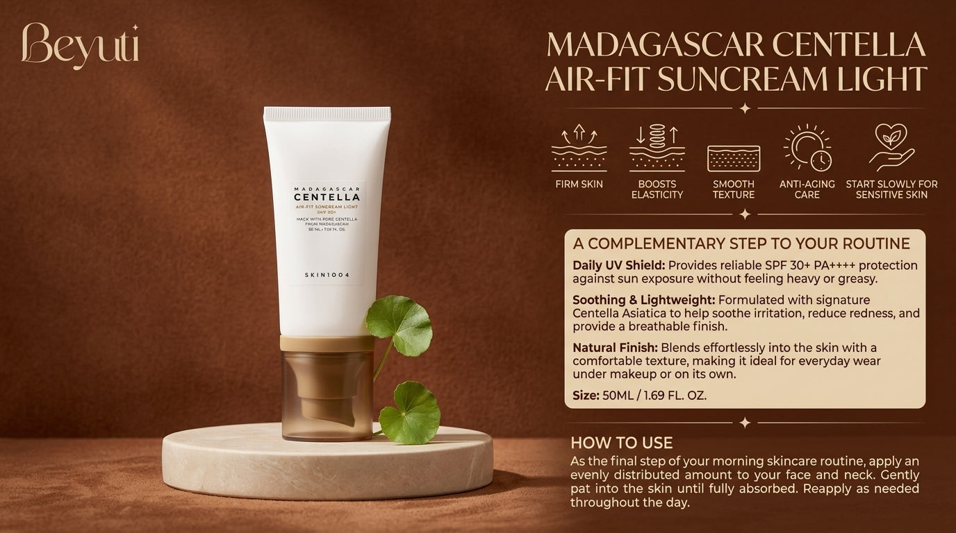 Centella Skin 1004 Madagascar Centella Air-Fit Suncream Light SPF 30+