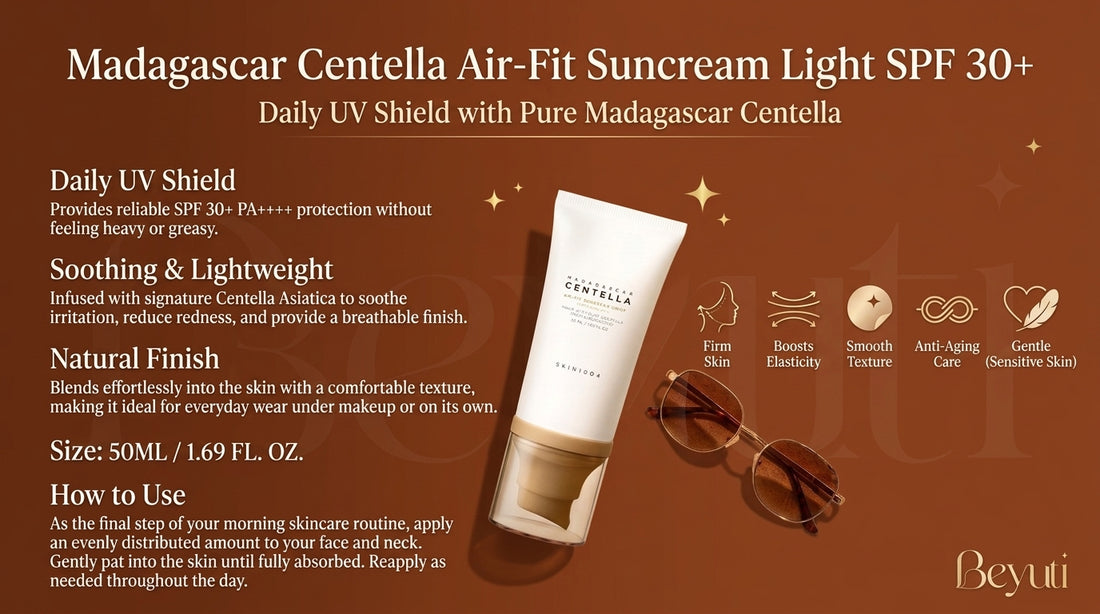 Centella Skin 1004 Madagascar Centella Air-Fit Suncream Light SPF 30+