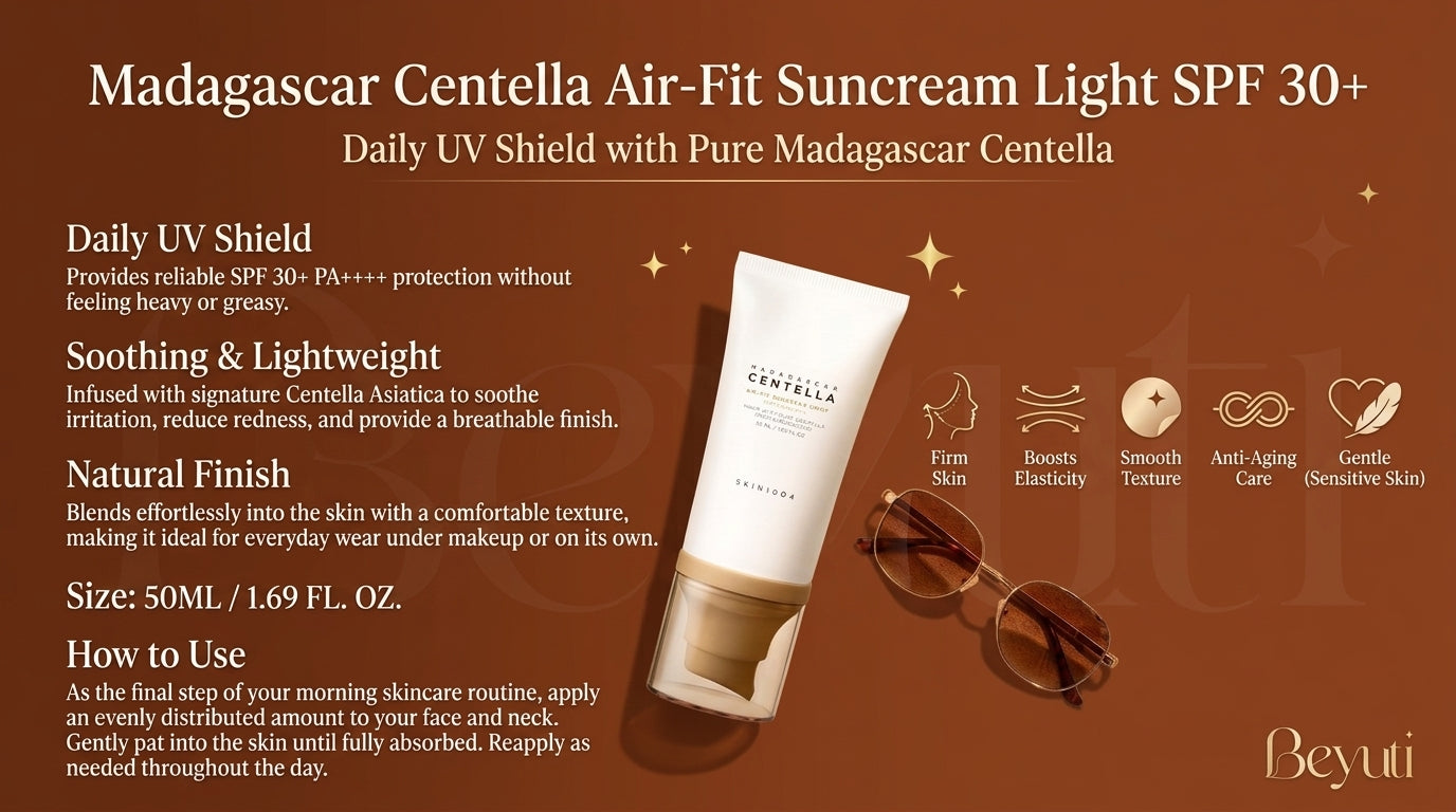 Centella Skin 1004 Madagascar Centella Air-Fit Suncream Light SPF 30+