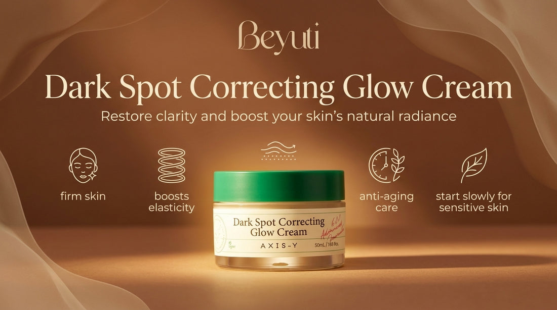AXIS-Y Dark Spot Correcting Glow Cream (50ml) – Niacinamide &amp; Squalane Brightening Face Moisturizer
