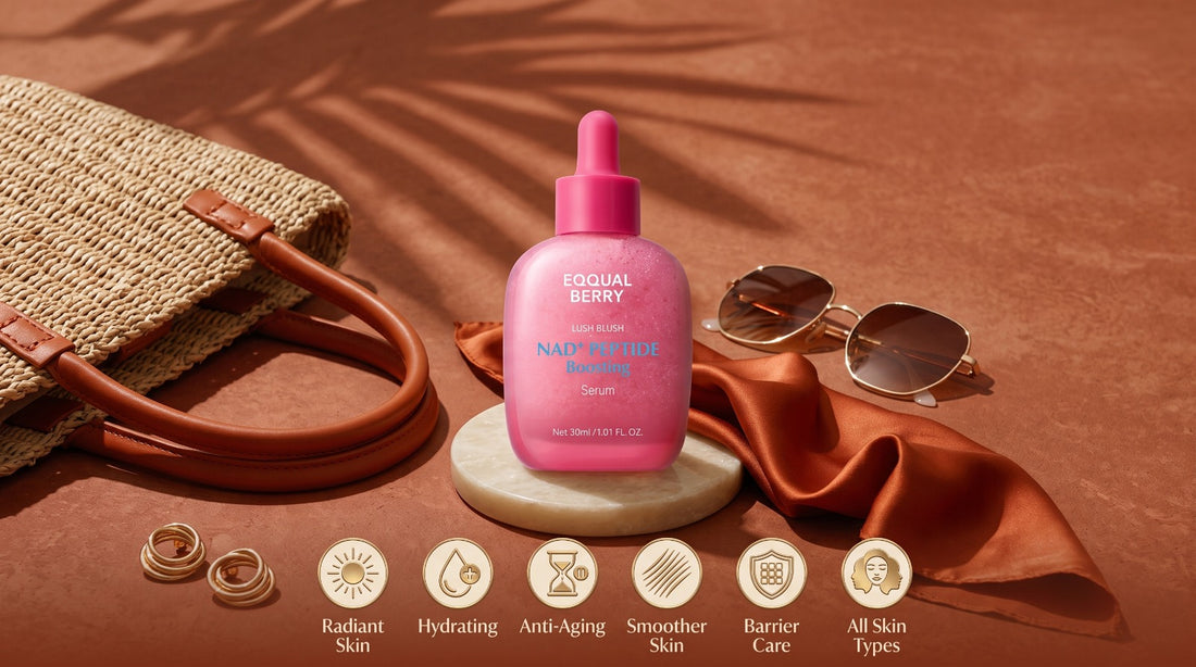 Eqqual Berry Lush Blush NAD+ Peptide Boosting Serum