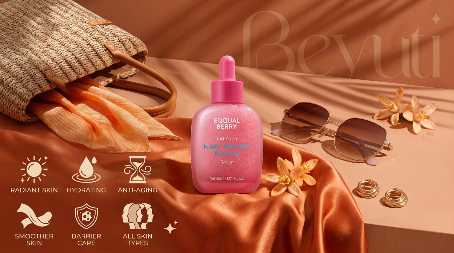 Eqqual Berry Lush Blush NAD+ Peptide Boosting Serum