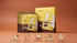 EQQUALBERRY Bouncy Day Collagen Glow Up Hydrogel Mask box and single sheets featuring Niacinamide 30,000 PPM for deep hydration and glow boost