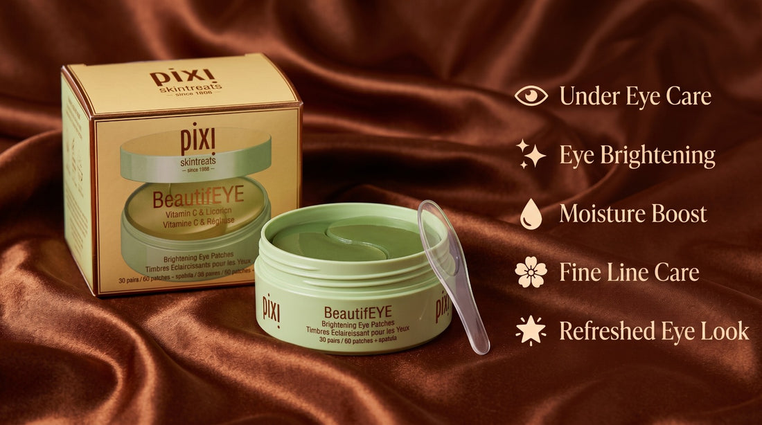 PIXI BeautifEYE Brightening Eye Patches (60 Patches / 30 Pairs) – Vitamin C &amp; Licorice Under Eye Patches